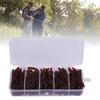 100PCS Silicone Artificial Worm Lures 6cm Length Fishing Lures  River Fishing