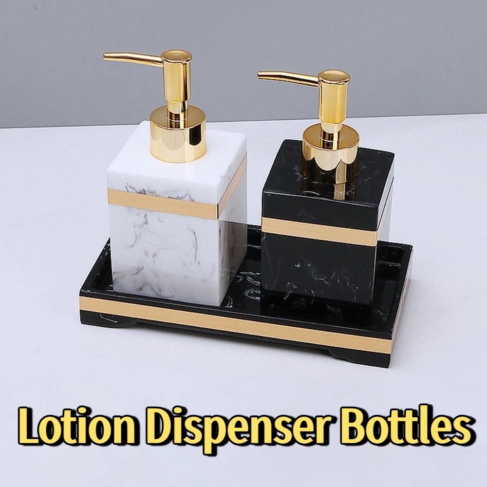 Resin Lotion Dispenser Bottles Light Luxury Liquid Soap Container  Restaurant