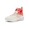 Anta KT8 Durable Non-Slip High-Top Basketball Shoes Kids Sneakers White Red Gold 312311130-3