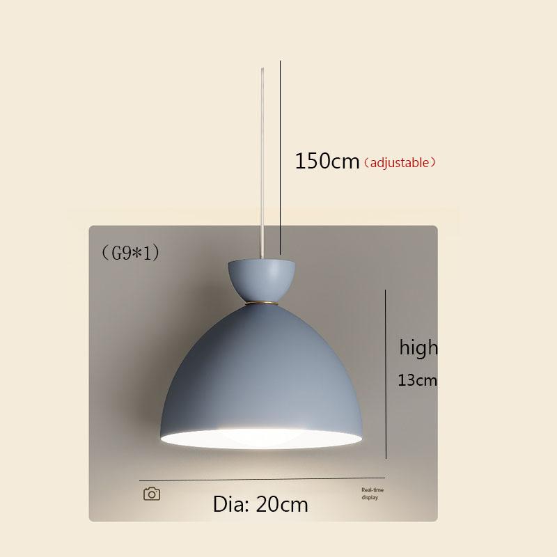 Nowoczesny żyrandol z żelaza, ściemniany w trzech kolorach, lampa wisząca nad stół jadalny, dekoracja LED do salonu, styl duński, światło UFO, nordycki