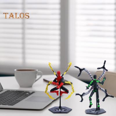 Robot Action Figure con Accessori Giunti Mobili Modello Robot Stampato in 3D Giocattolo Articolato Manichino Figurina Decorazione Ornamento