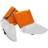 Cowhide Welding Foot Cover High Quality Metal Button Flame Retardant Heat Insulating Shoe Dust Cover Welding Protective