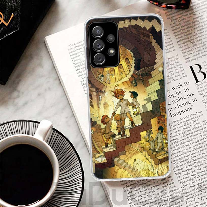 The Promised Neverland Anime Cover For Samsung Galaxy A52 A53 A12 A13 A72 A73 Phone Case A22 A23 A32 A33 A02S A03S A42 5G Print