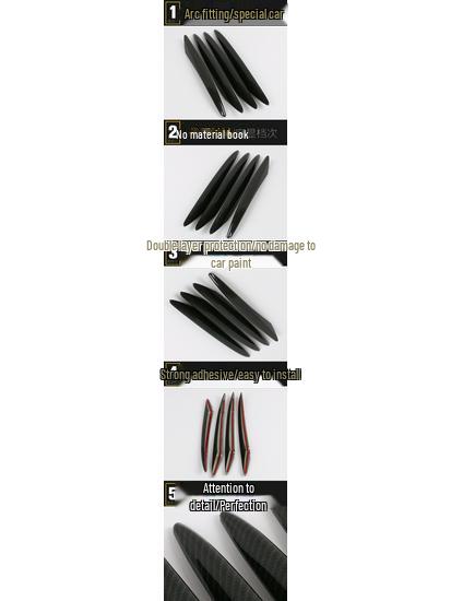 E-Class Front Fog Light Eyebrow Electroplated Anti-Scratch Strip