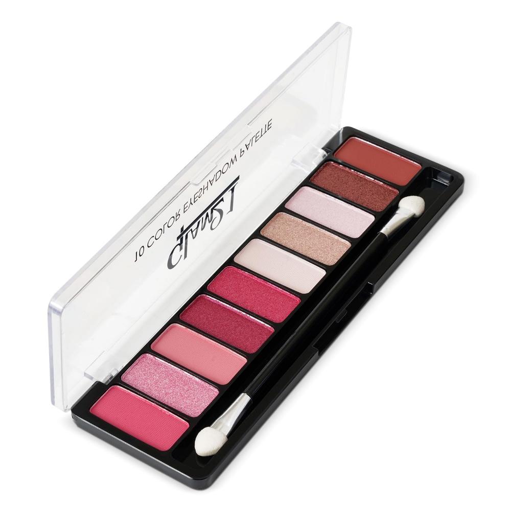 Get Smoky 10 Color Eyeshadow Palette | Smudge Free | Long Wearing And Easily Blendable Eye Makeup Palette Matte, Shimmery And Metallic Finish