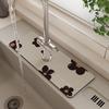 Diatomaceous Earth Faucet Drying Mat