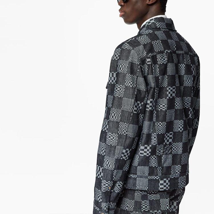 Louis Vuitton Distorted Damier Denim Jacket 1A8WBL