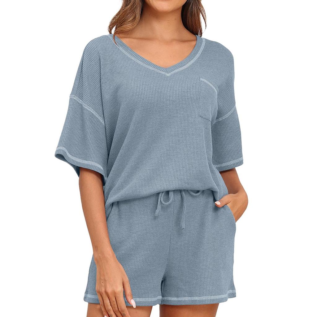 Womens Summer 2 Piece Sets And Shorts Work Suit Sets