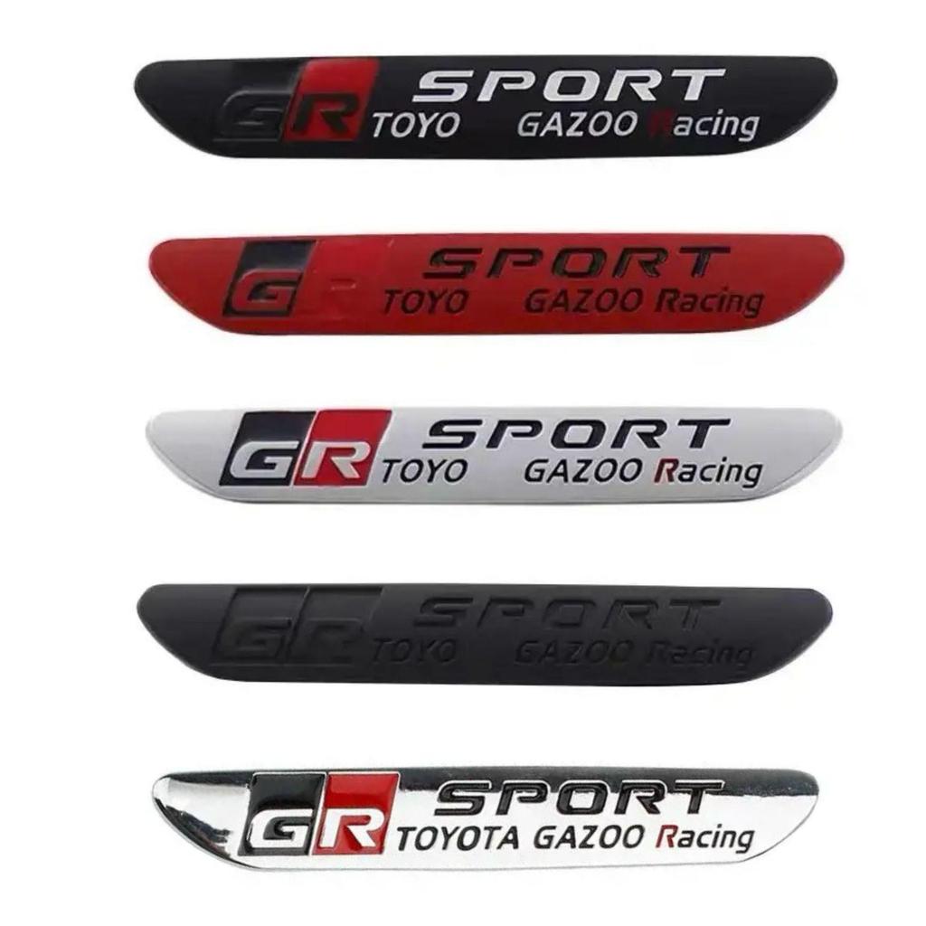 GR Car Logo: GRSPORT Metal Sport Fender & Rear Body Decorative Sticker