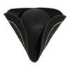 Men Women Colonial Tricorn Hat Cosplay Pirate Hat Unique Halloween Role Play Captain Hats for Historical Reenactments Party Hat