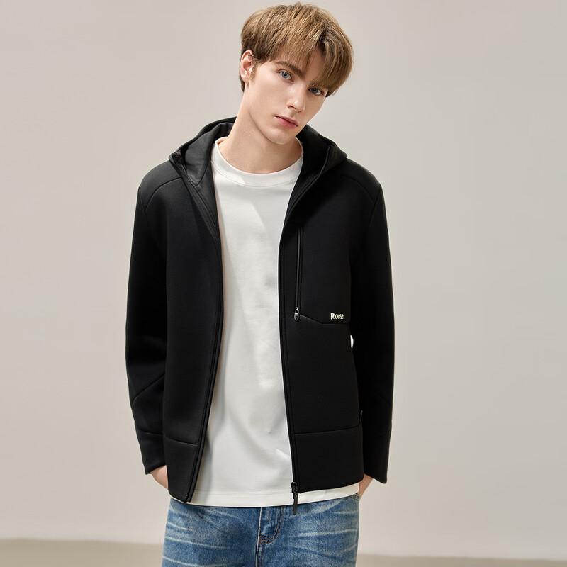 Luotz Herren Herbst/Winter Kapuzen-Outdoorjacke