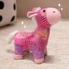 22/30cm Cartoon Colour Glitter Horse Plush Doll Green Pink Blue Tall Superior Quality Horse Animal Stuffed Toy Home Decor Present Designed For Child