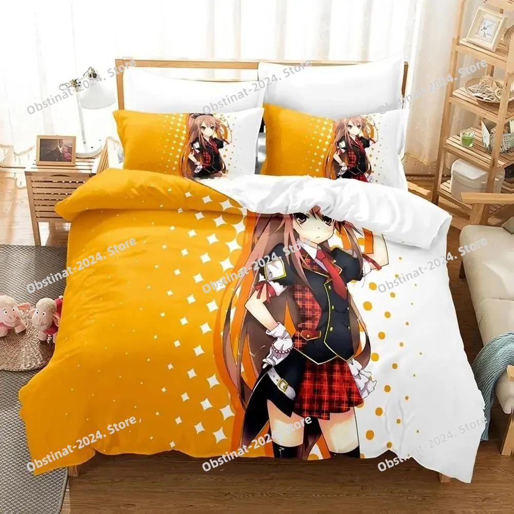 Ookami-san To Shichinin No Nakama-tachi Bedding Set Single Twin Full Queen King Size Bed Set Adult Kid Bedroom Duvet cover Sets