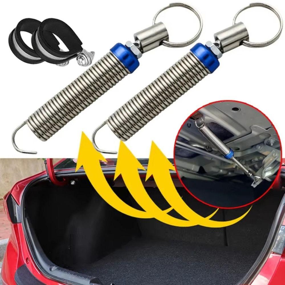 2/4Pcs Adjustable Car Boot Lid Lifting Spring Metal Springs Trunk Lifter Car Tailgate