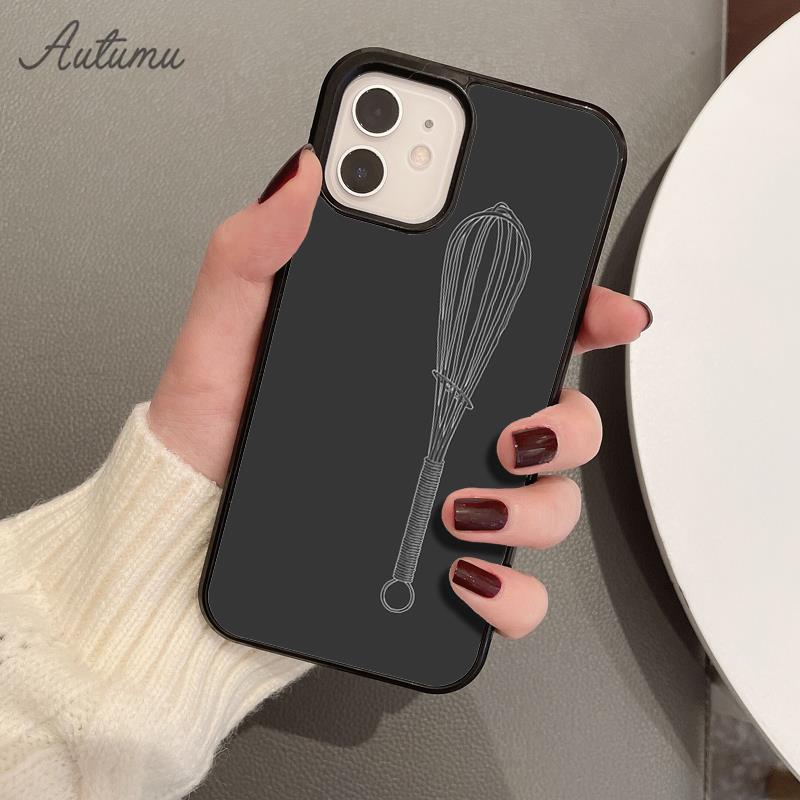 Baking Cook Chef Phone Case for iPhone 11 12 13 14 Pro Max Mini X XR XS SE 2020 6S 7 8 Plus Samsung Galaxy S21 S22 Shell Coque