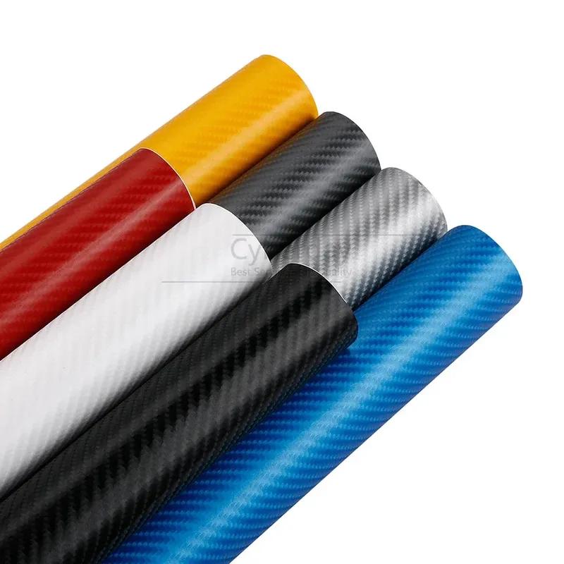 3M Auto fólie na wrapping z karbonového vlákna DIY Auto styling 4D zesílené Auto samolepky Vodotěsné Bez vzduchových bublin 100 mm x 1520 mm