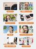 AiMike 5K Digital Camera with Smartphone Transfer Dual 64GB MicroSD Card 18x Digital 19 Convenient for Suitable for Kids and Christmas Light Pink