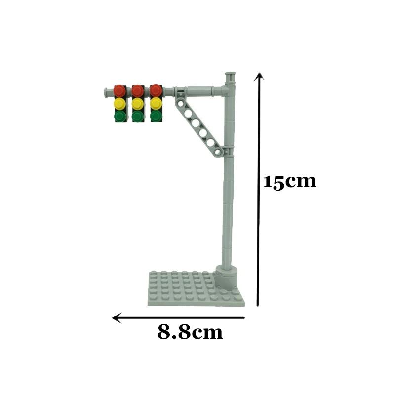 City Train Parts Tracks Train Station Bricks Railway Buffer Stop Model Rails Straight Curved Railways Building Blocks MOC Toys