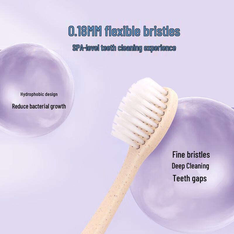 FROGPRINCE Miaoji Dual-Effect 3-Pack Toothbrushes