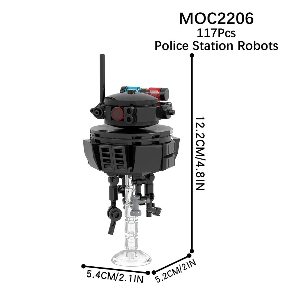 MOOXI Space Wars Series Robot Model MOC Brick DIY Diorama Adult Children Toys Building Block Set Montessori Gift Room Decoration