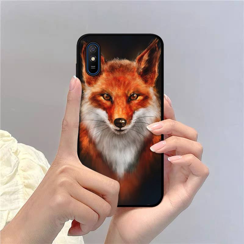 Cute Fox In Autumn Leaves Fores Phone Case For Redmi 9A 8A 7A 7A 7 6A 5A 5 Plus 4X S2 GO K20 K30 6 Note 8 9 Pro Cover