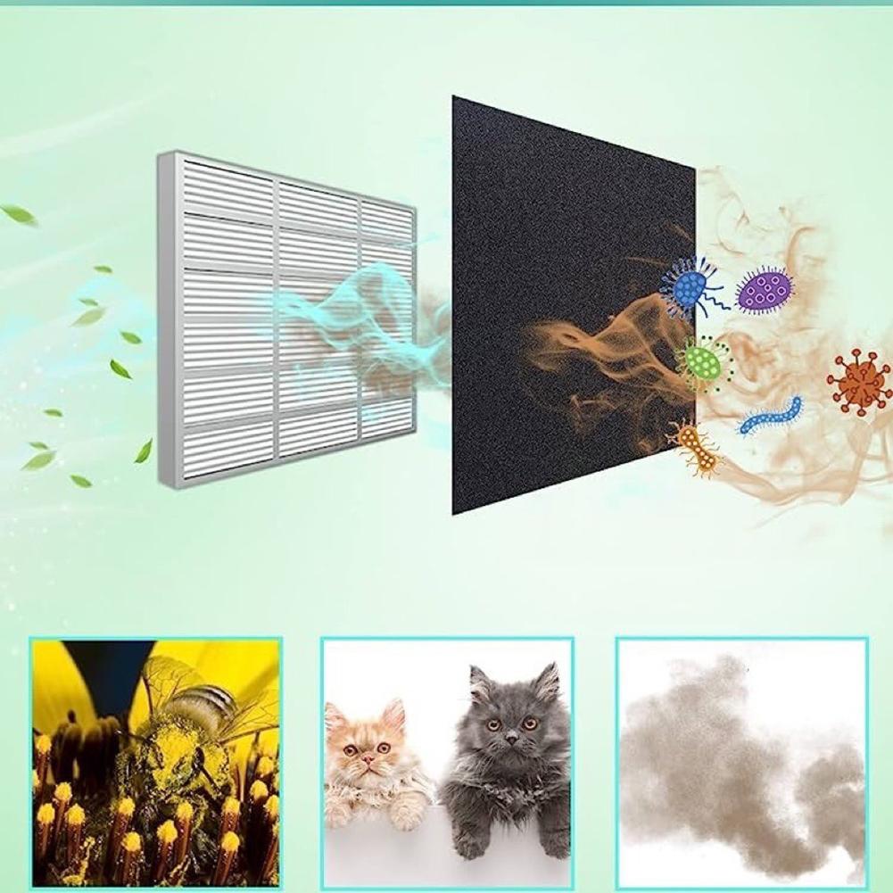 Activated Carbon Filter Sponge Sheet 1mx40cm for Air Conditioner Replacement and Improved Indoor Air Freshness