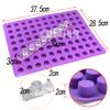 88 Cavities Round Mini Silicone Mold And Compactor Baking  Cheese Cakes Molds For Chocolate Truffle Jelly Candy Ice Mold