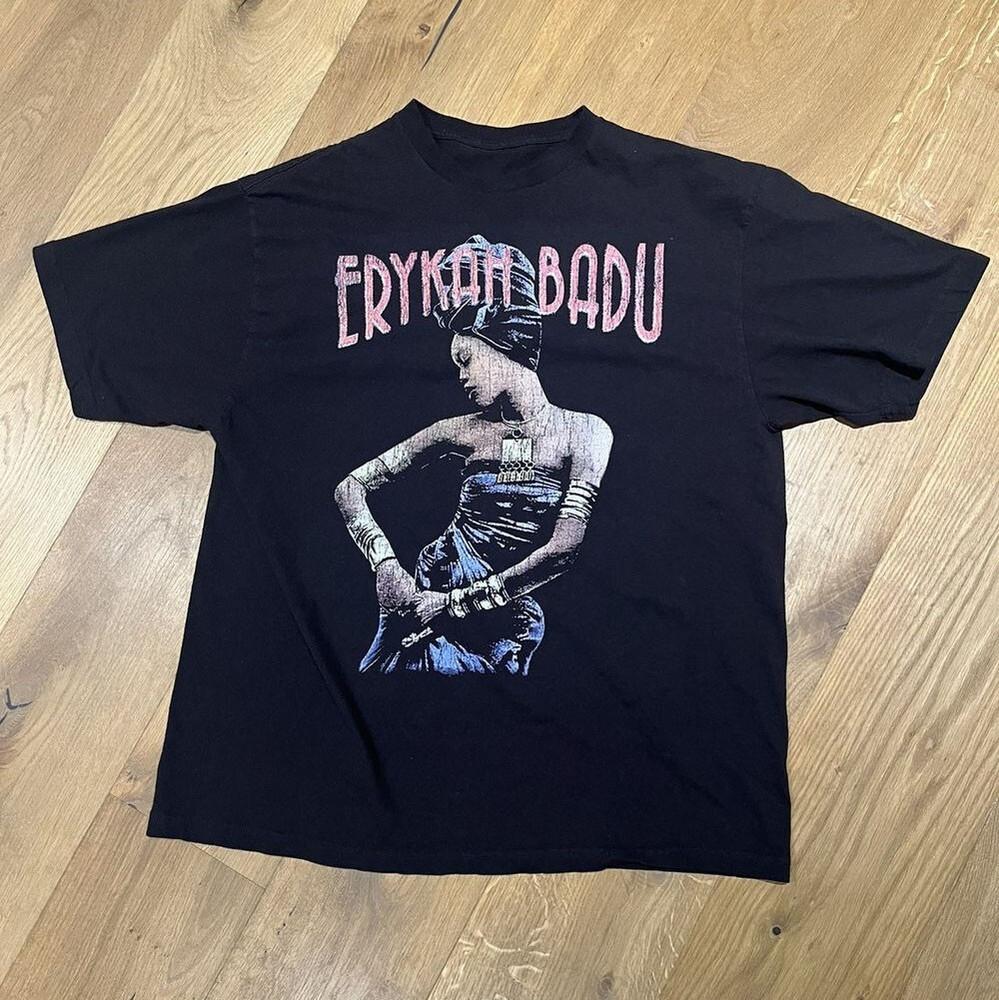 

New Erykah Badu 2001 Tour Gift For Fans Unisex All Size T-Shirt Ss137 3XL