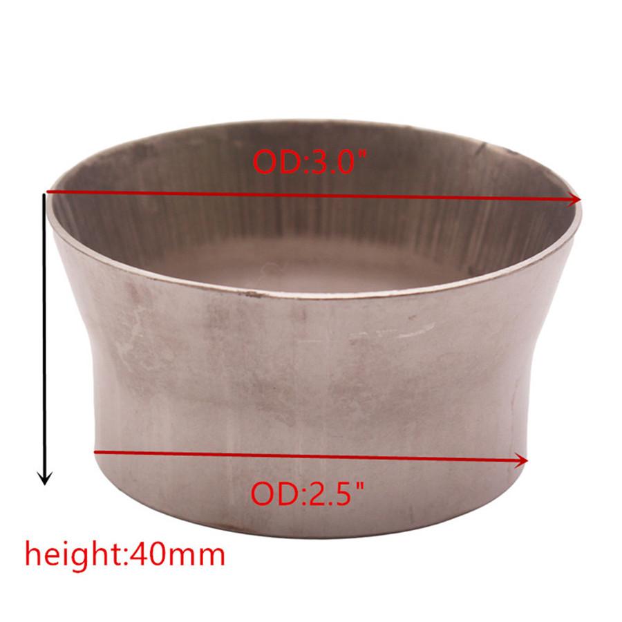 

Car OD 2.5 To OD 3 Stainless Steel Tube Transition Reducer For Butt Welds
