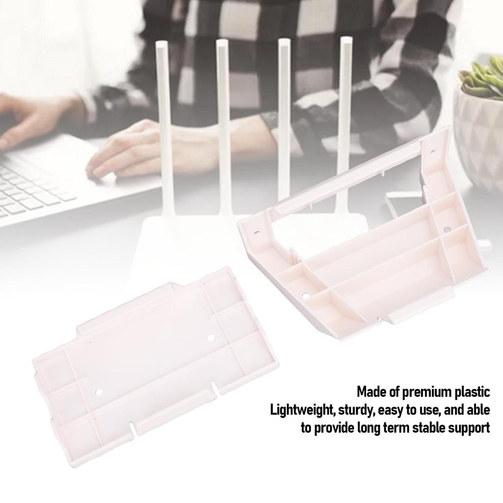 Router and Power Supply Bracket Suitable for Gen 3 ABS Plastic Router and Power Supply Wall Mount Holder