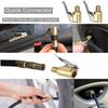 Mandrino ad aria per pneumatici auto Ottone automobilistico 8 mm Connettore a clip adattatore per valvola pompa di gonfiaggio Per gonfiaggio Connettore a clip a testa a cambio rapido