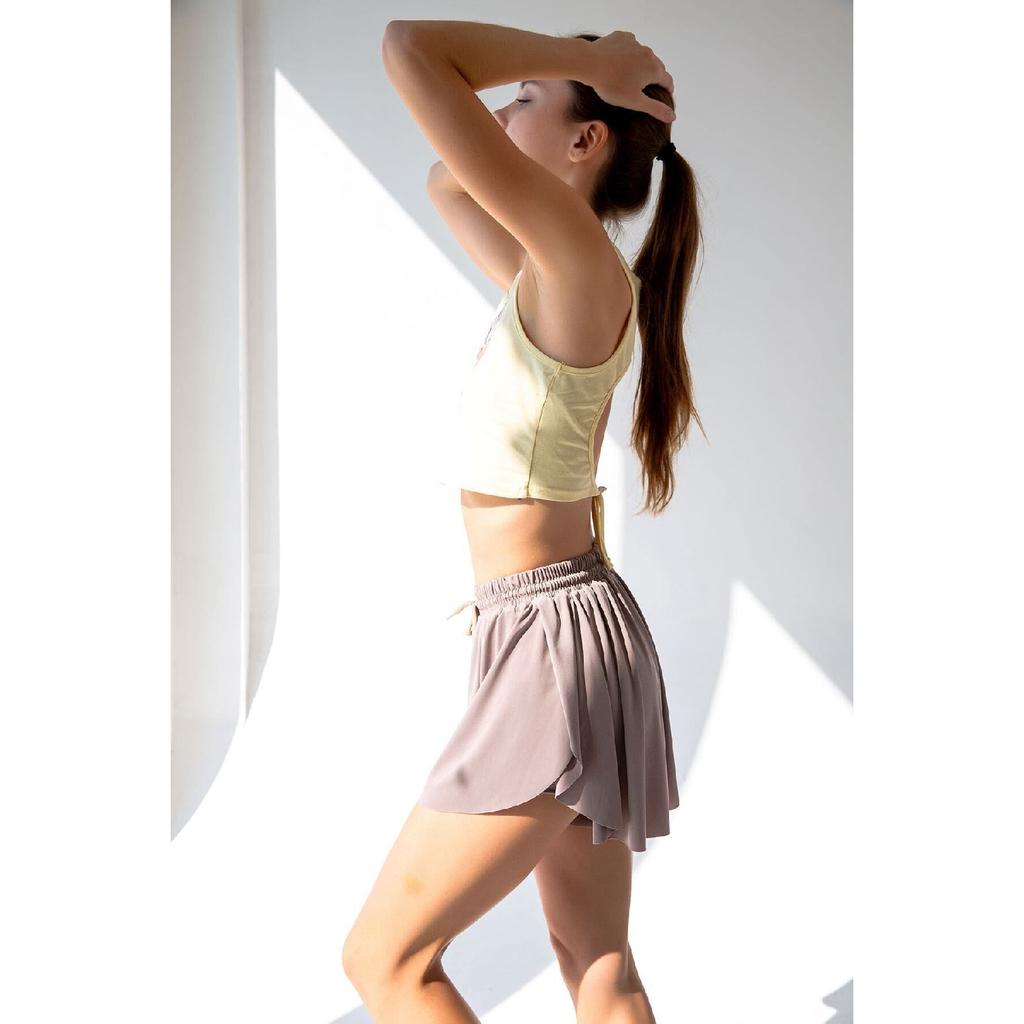 Black Loose-fit Tights Sports Shorts