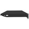Full shelf Mega-M Basic L-100 cm D-40 cm anthracite RAL7016 + 2 pcs brackets D-40 cm N