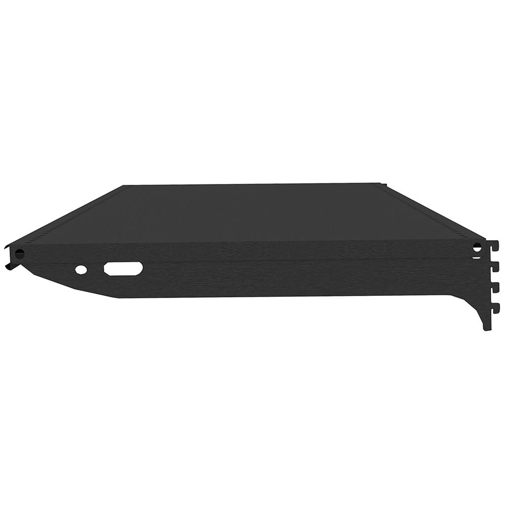 Full shelf Mega-M Basic L-100 cm D-40 cm anthracite RAL7016 + 2 pcs brackets D-40 cm N
