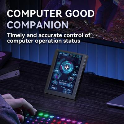 Moniteur IPS de 3.5 pouces pour ordinateurs, moniteur CPU, surveillance GPU, sous-écran, Support de boîtier ABS