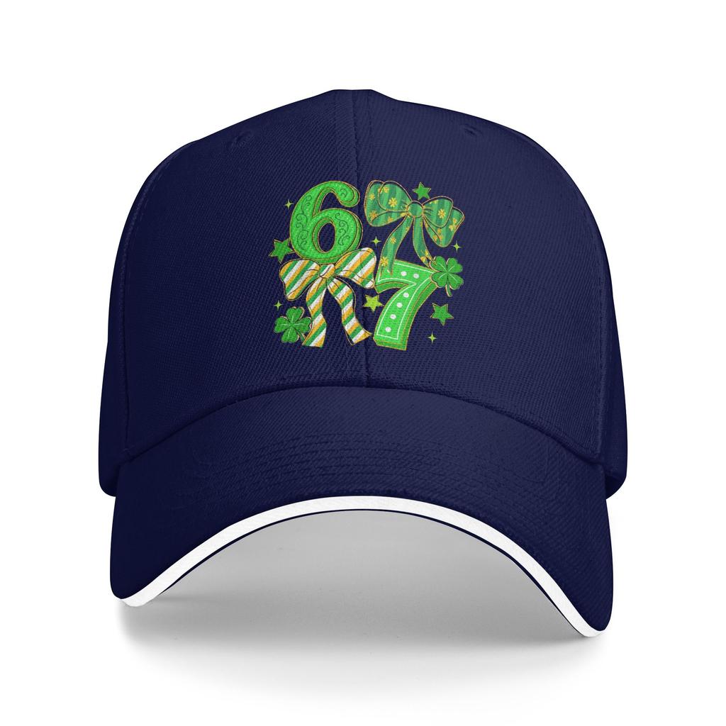67 Six Seven Coquette Bow St Baseball Cap Fashion Women Men Trucker Hat Sun Visor Print Outdoor Sport Baseball Caps Present