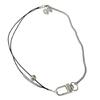 Cooler Punk Schwarzes Seil Metall Schnalle Halsband Choker Halloween Schmuck für Frauen