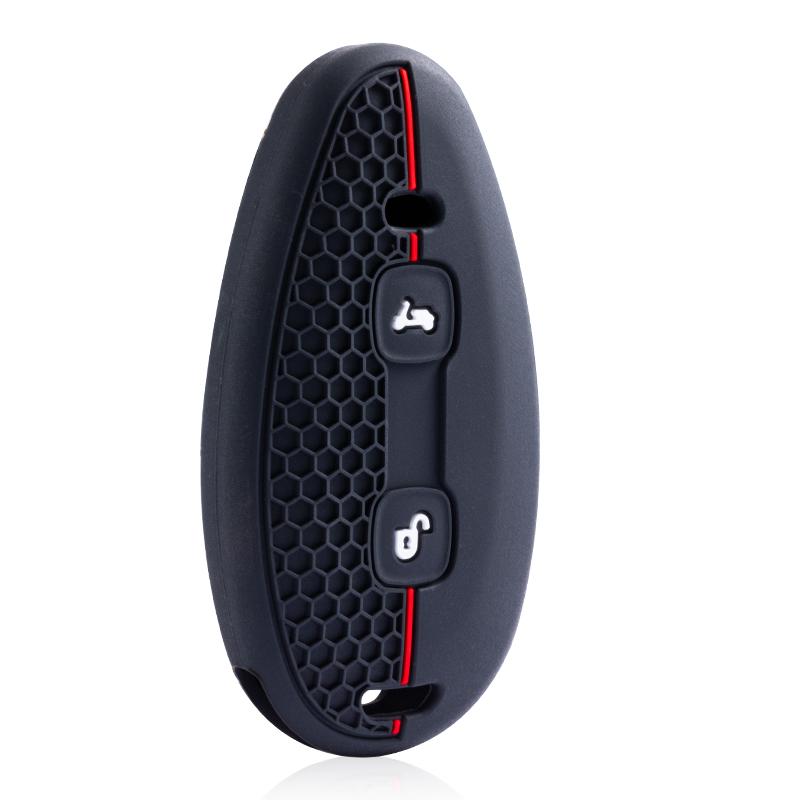 Custodia Cover Alloggiamento Portachiavi Moto in Silicone Adatta Per Piaggio Vespa Gts300 Gt S300 Gts 300 Alloggiamento a 2 Pulsanti Custodia Protettiva per Telecomando