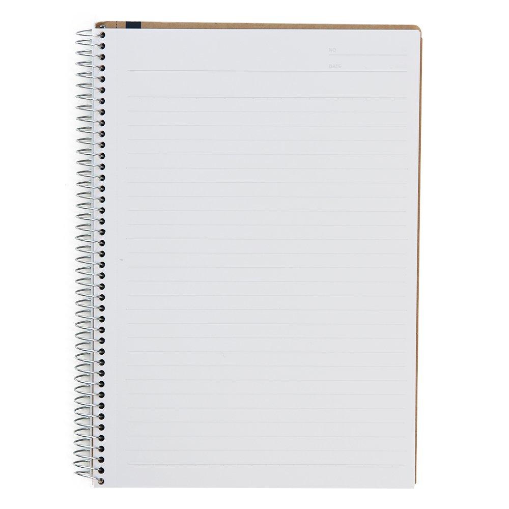 Maruman Spiral Notebook, 6.5mm Ruled, Basic, A5, 80 Sheets, Set of 5, N237ES