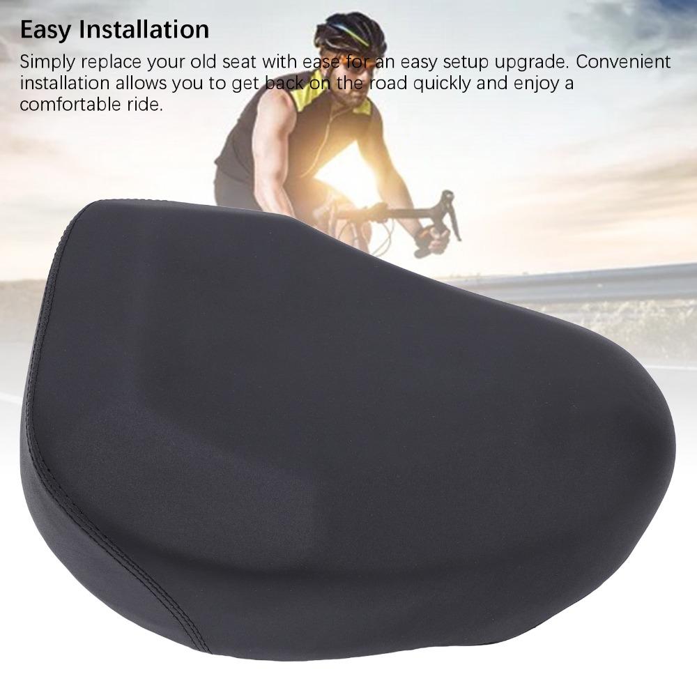 PU Electric Cycle Seat Cushion Thickened Cycle Seat Durable Electric Scooter Saddle  Outdoor Rides