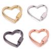 Buckle Craft Accessories Metal Heart Shape Heart Shape Spring Clasps Heart Shaped Opening Buckle
