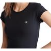 Calvin Klein Simple Comfortable Letter Print Round Neck Short Sleeve Dress Women dresses Black 40WP334-001