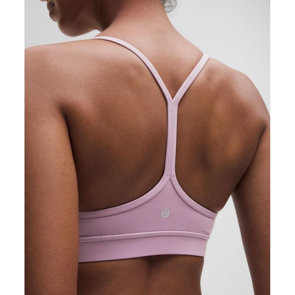 Lululemon Flow Y BrA Nulu  Light Support  A C Cups lAvender Lux