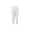 Nike Solid Color Loose-Fit Cuffed Knit Pants Women Bottoms White DM6184-104