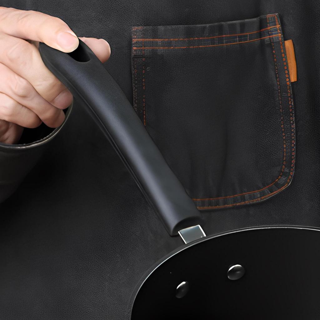 Fry Pan Grip Replacement Pot Handle Milk Pan Handle Detachable Pot Handle Cook Ware Pans Replacement Grip Handle for Kitchen