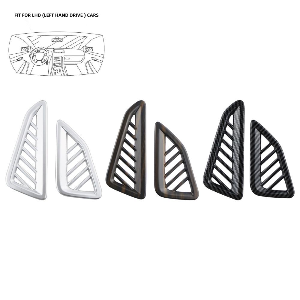 2 st ABS Bil Luftkonditionering Ventil Utloppsskydd Dekor Klistermärke Skydd för Toyota Corolla Cross XG10 2021-2023 LHD Tillbehör