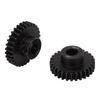 25DP 1.0M 8mm Metal Pinion Motor Gear Replacement 29T 30T for 1/5 1/6 1/7 RC Car Motor Black