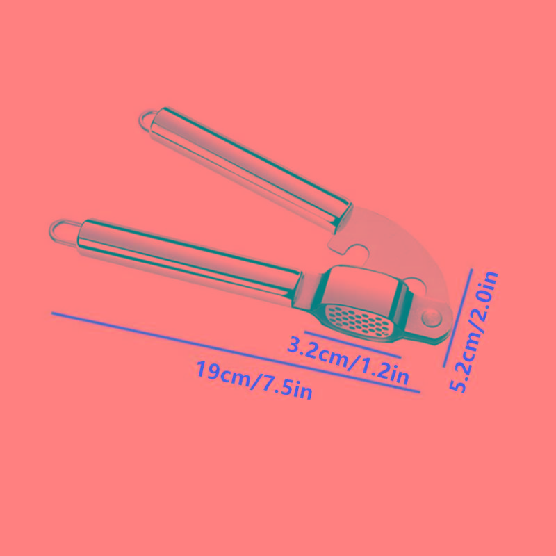 Removable Stainless Steel Garlic Press Crusher Kitchen Cooking Vegetables Ginger Squeezer Masher Handheld Ginger Mincer Tools