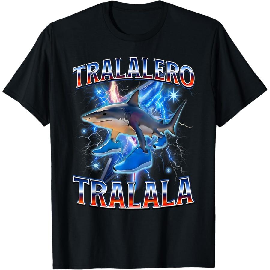 Tralalero Tralala Shark Meme Bootle T-Shirt S