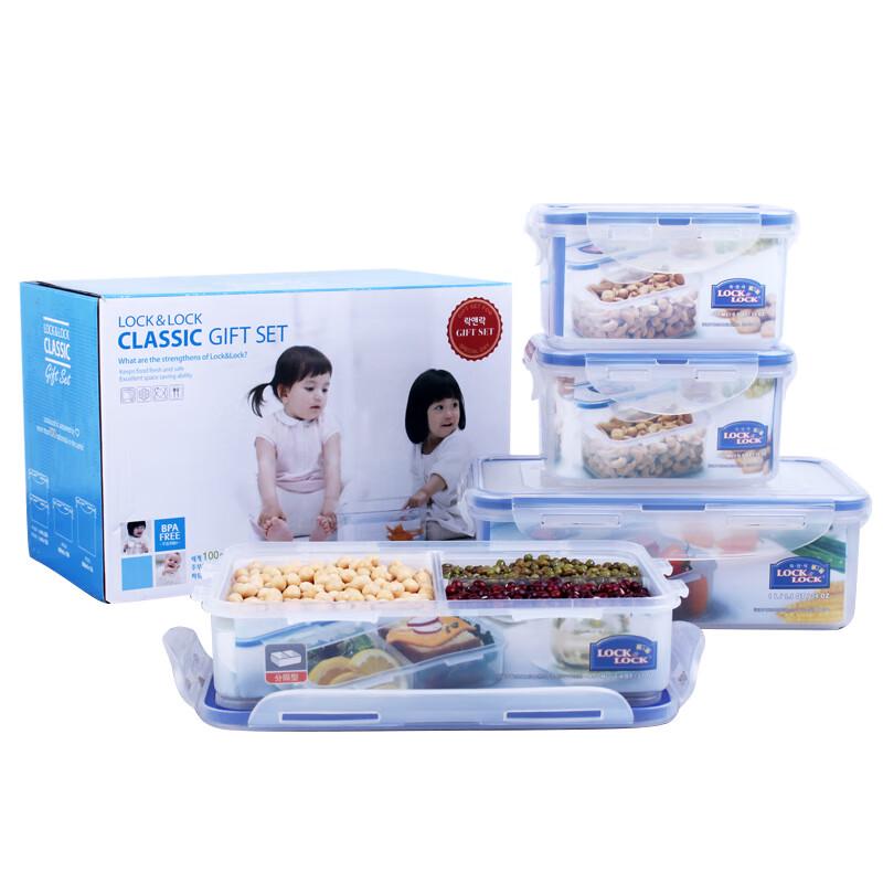 Set di contenitori in plastica per alimenti LocknLock